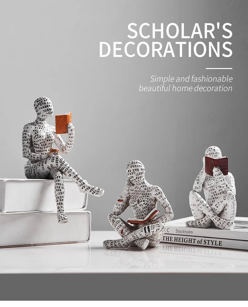 Abstract art figurines