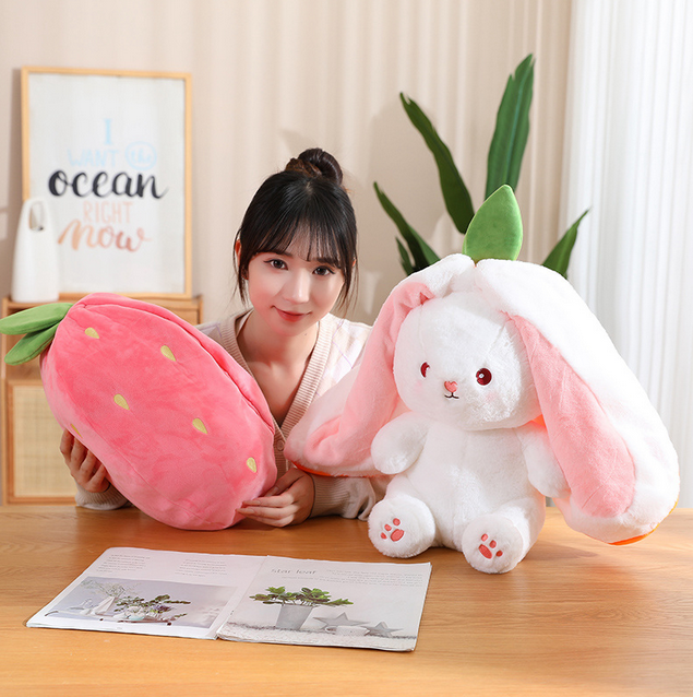 Hop into style with the plush toy