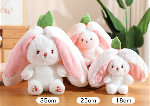 Hop into style with the plush toy