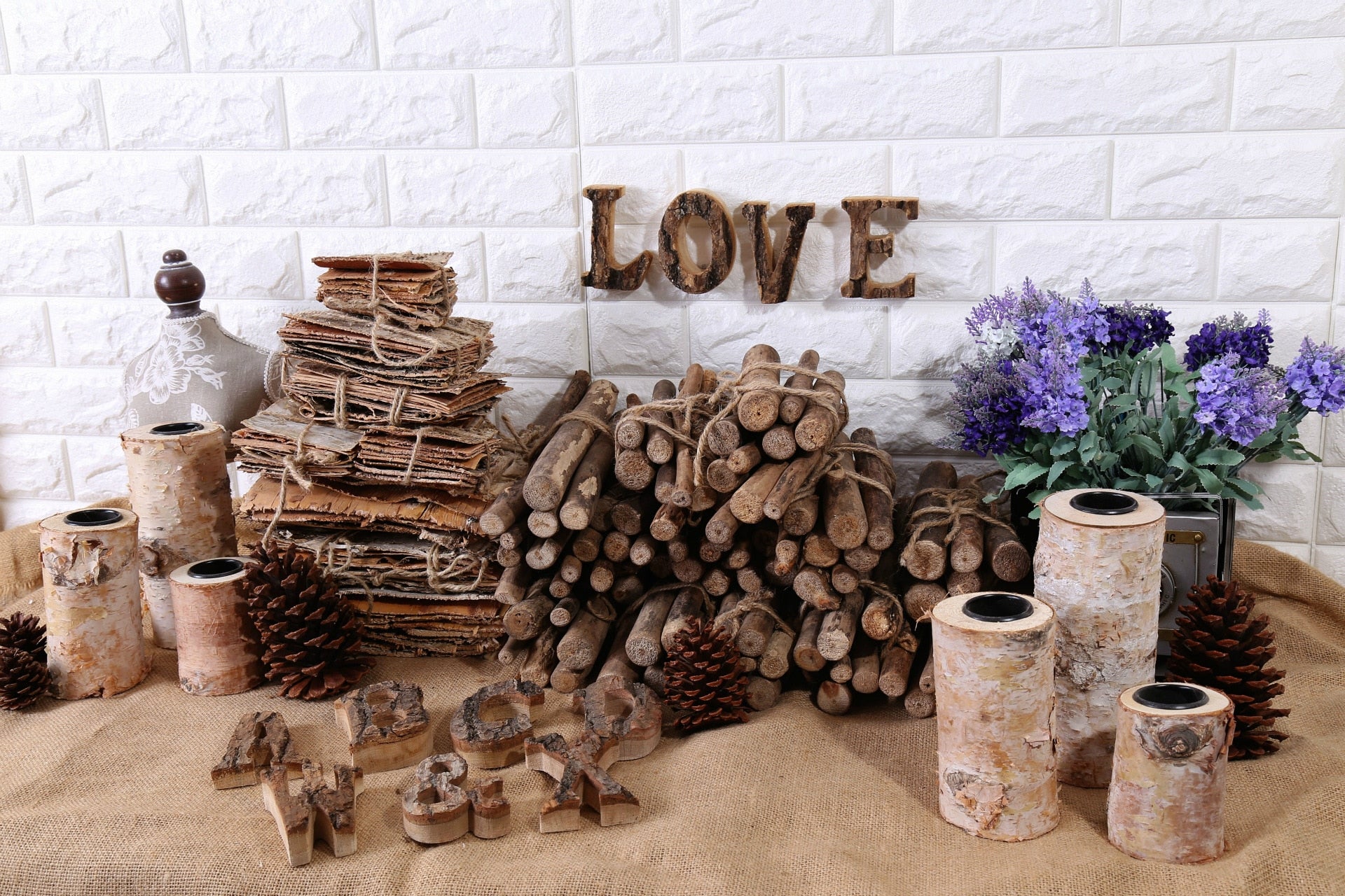 Rustic wooden letters or numbers(create your own text)
