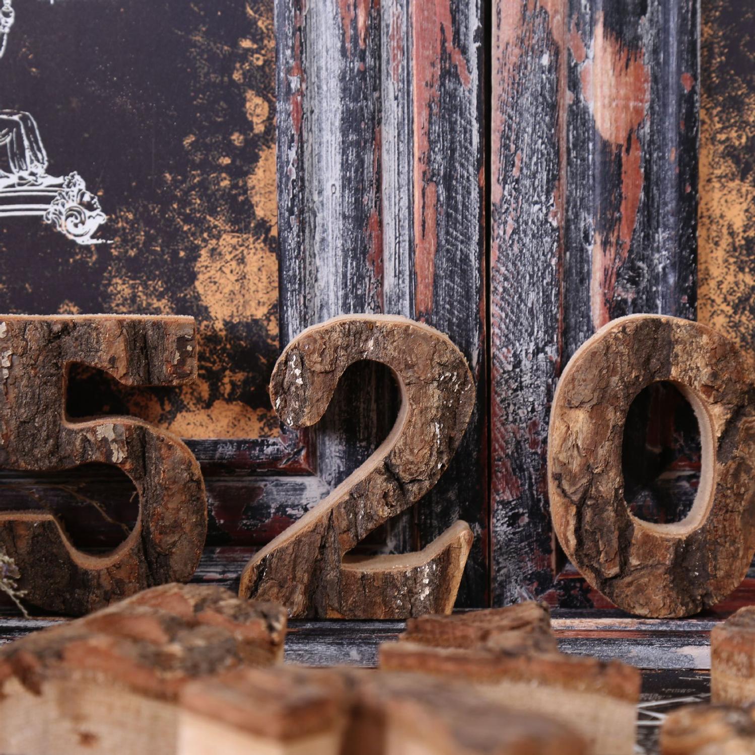 Rustic wooden letters or numbers(create your own text)