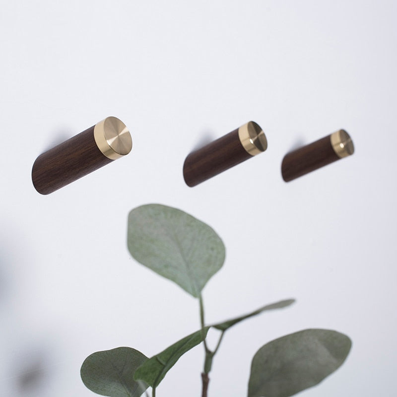 Minimal wood hooks