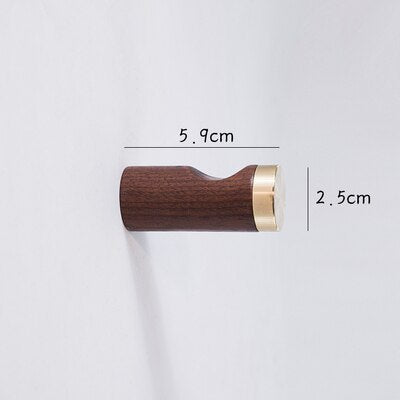 Minimal wood hooks