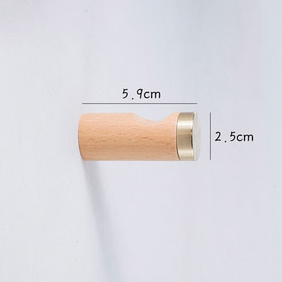 Minimal wood hooks
