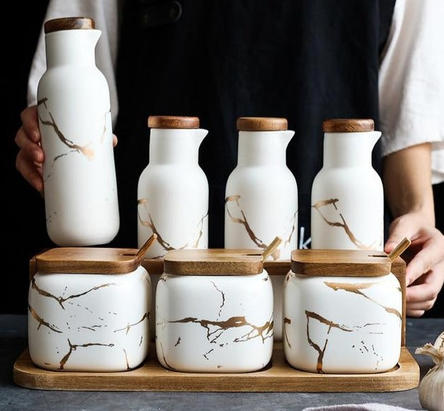 Ceramic storage food containers