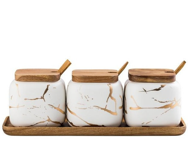 Ceramic storage food containers