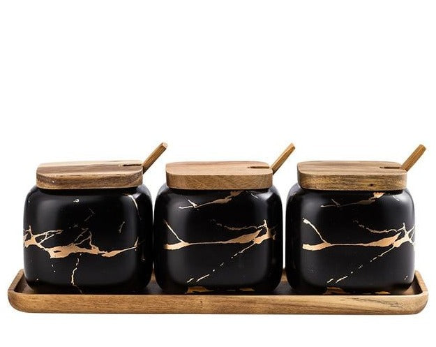 Ceramic storage food containers