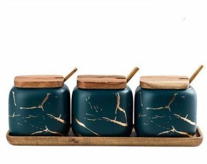 Ceramic storage food containers