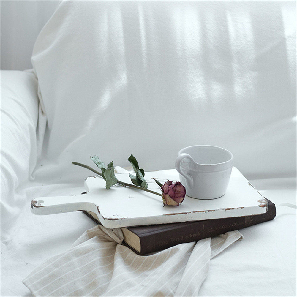 Retro wood tray