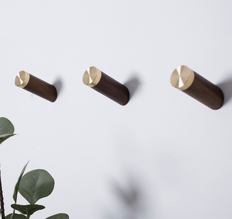 Minimal wood hooks