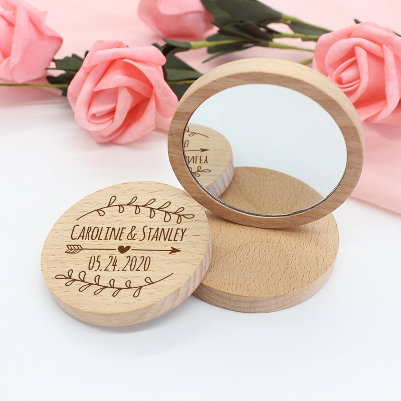 Custom wooden mirror