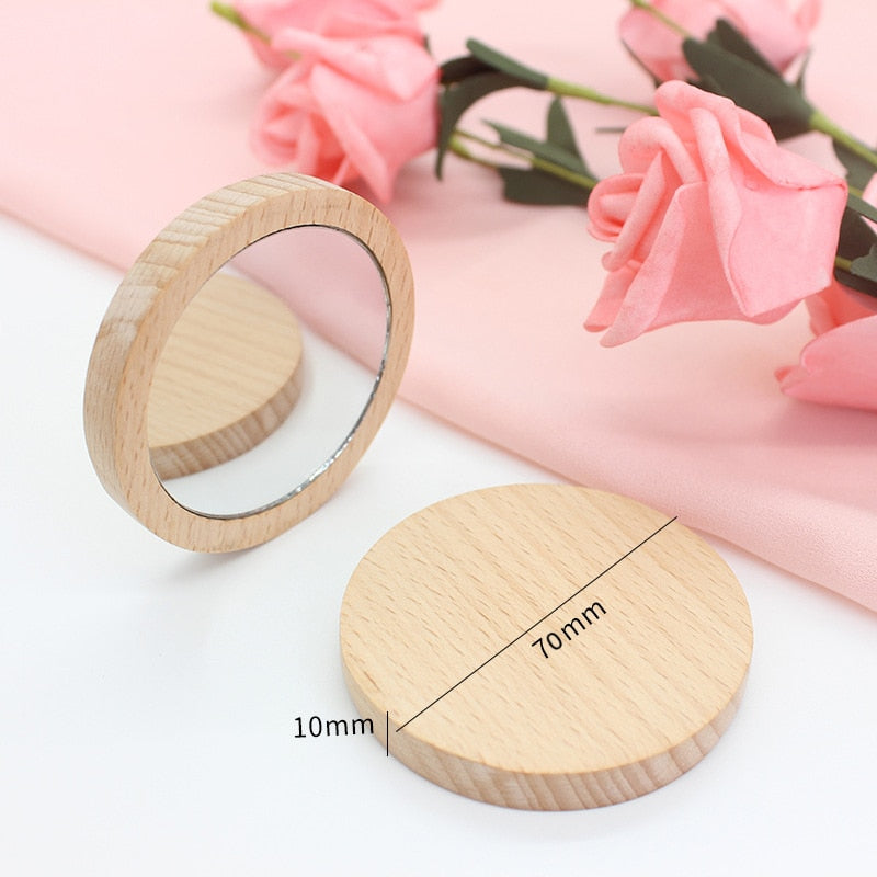 Custom wooden mirror
