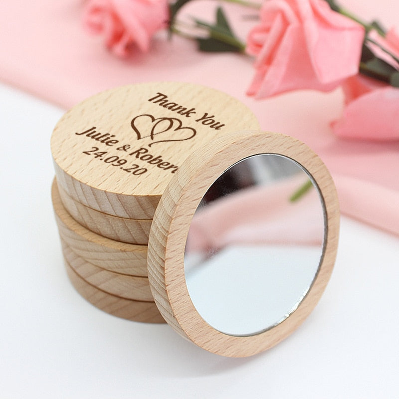 Custom wooden mirror