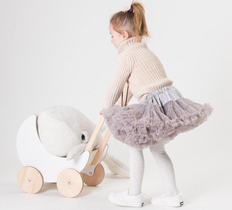Wooden stroller toy
