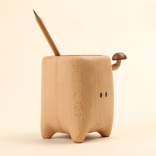 Wooden tableware holder or pen holder