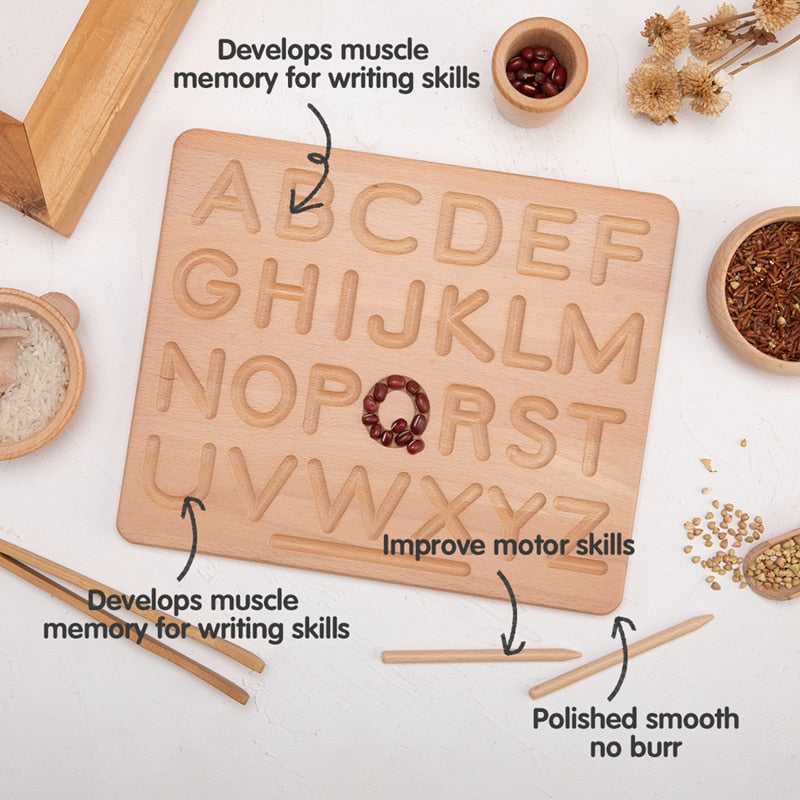 Montessori tracing board