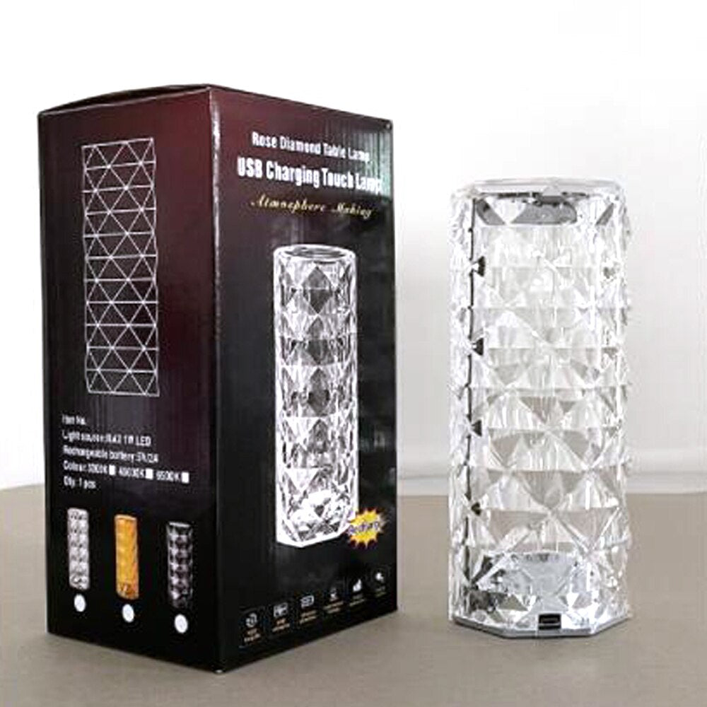 Diamond magical touch lamp