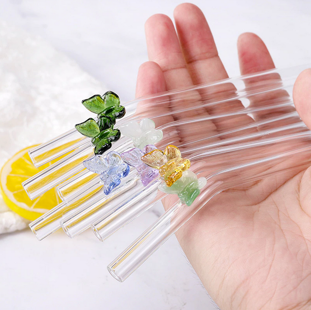 Glass straws