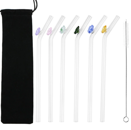 Glass straws