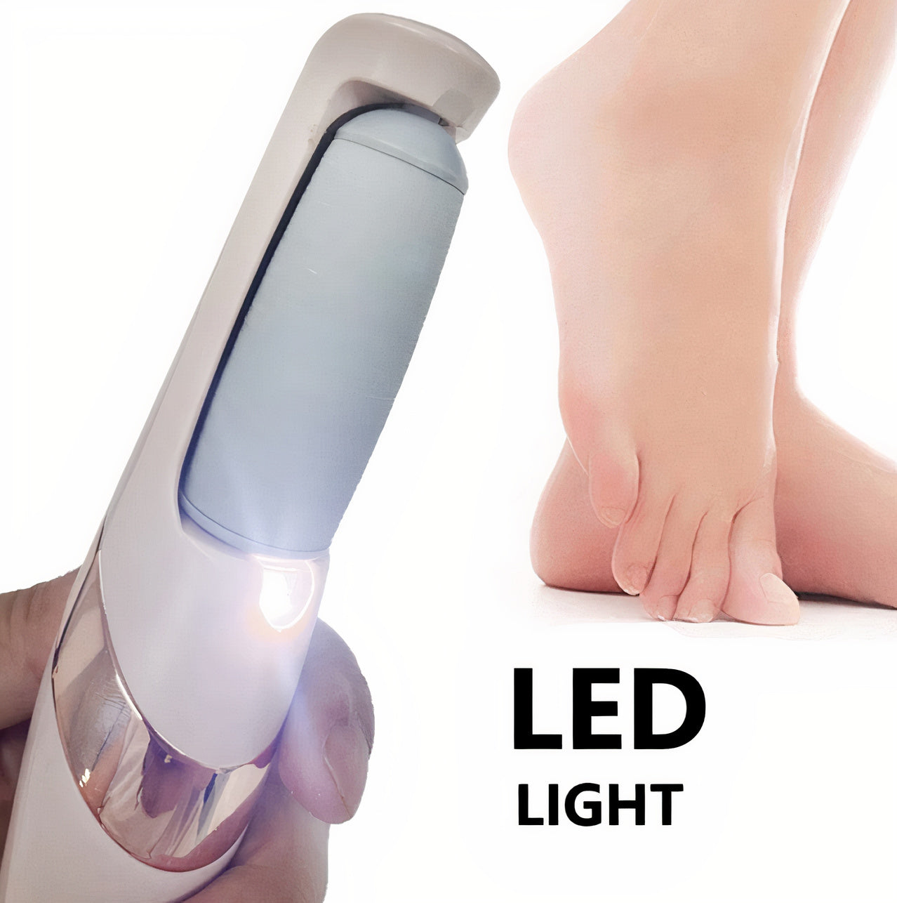 Rechargeable foot callus remover