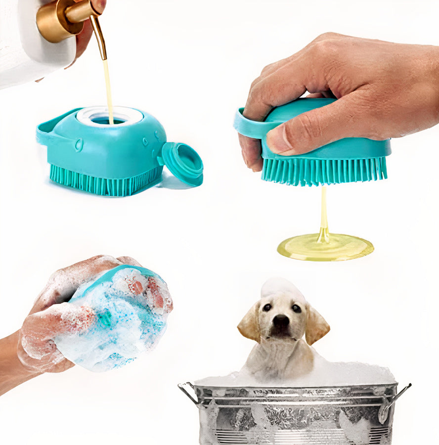 Pet soft silicone comb