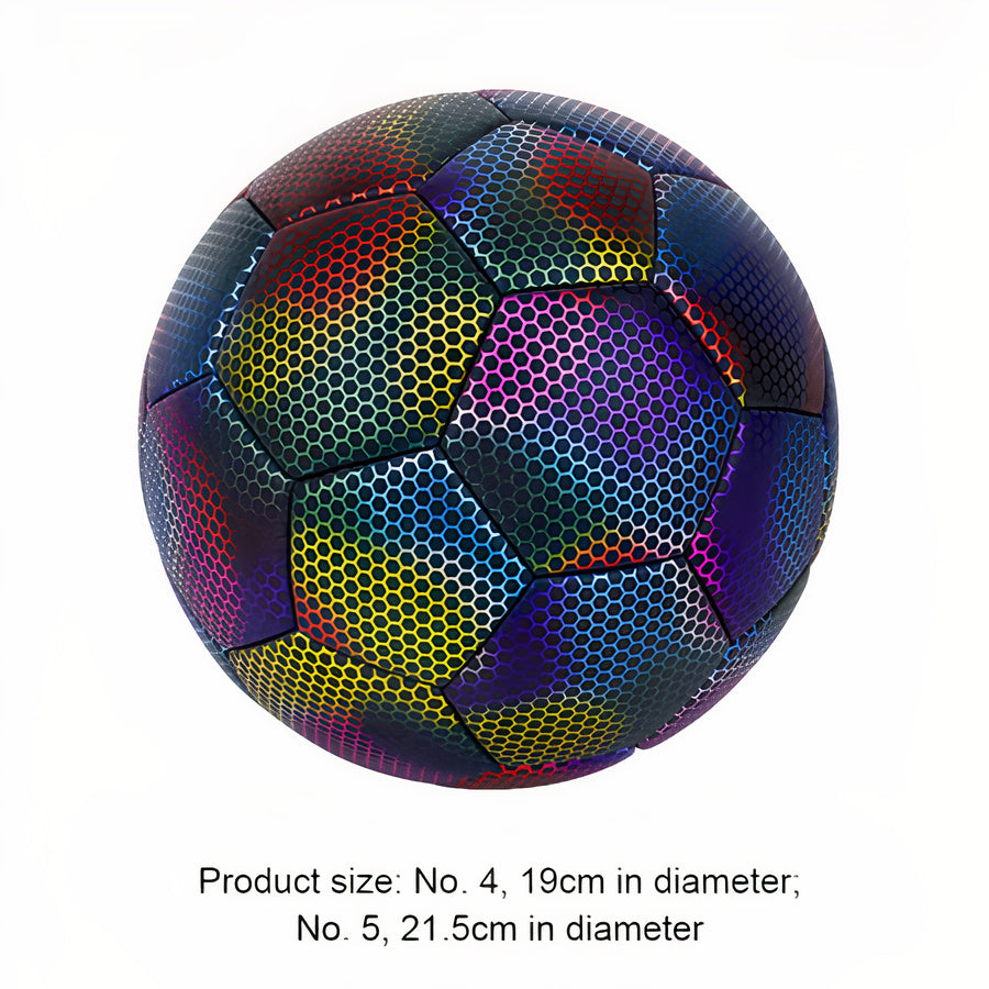 Night reflective soccer ball! Glow in the dark!