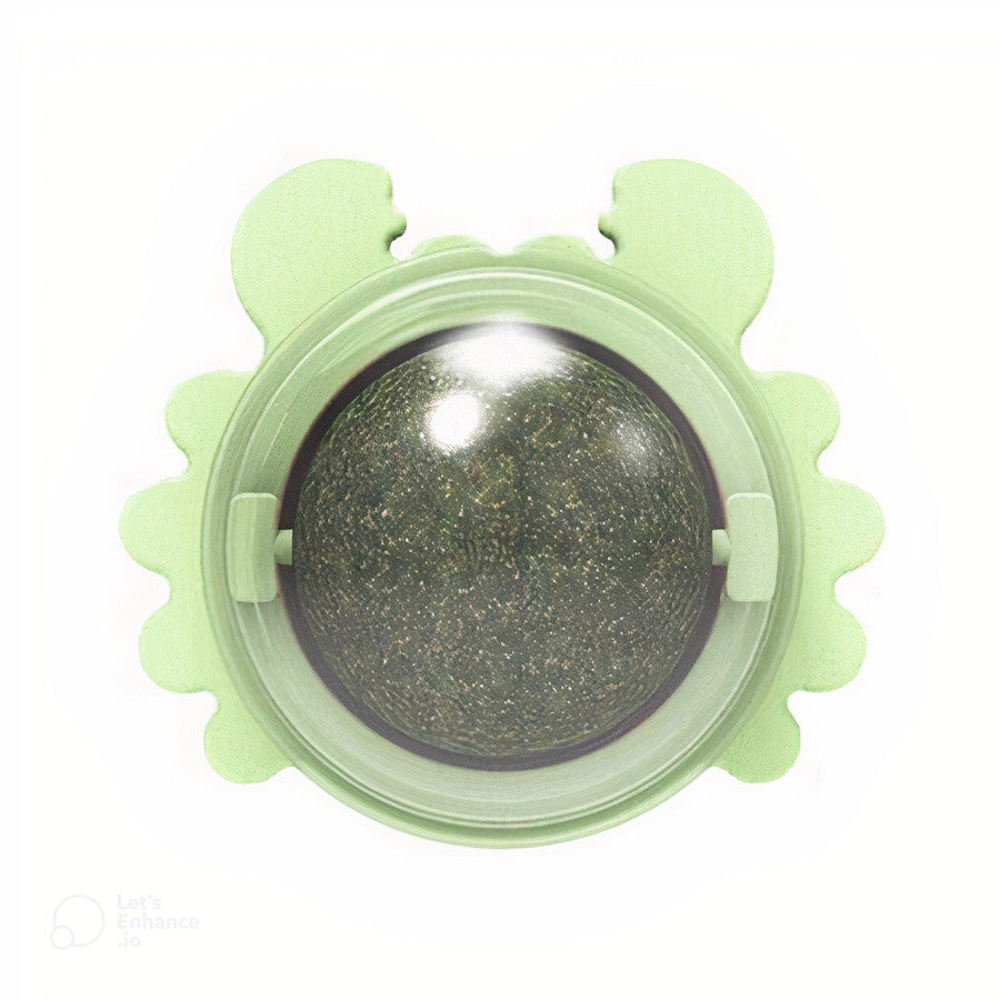 Catnip toy ball