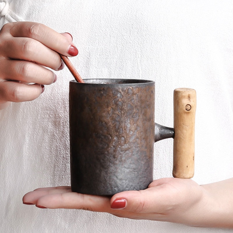 Vintage ceramic coffee mug