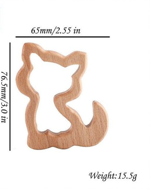 Baby wooden teether