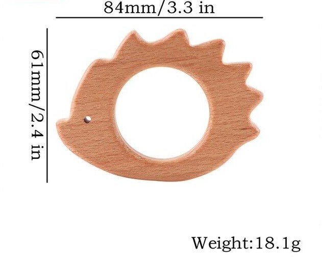 Baby wooden teether