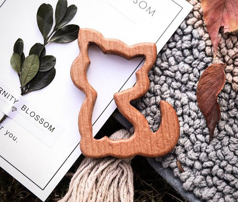 Baby wooden teether