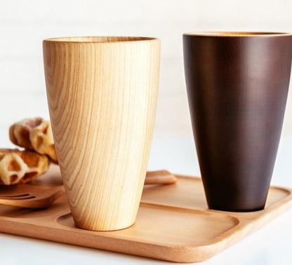 Natural  wooden cup