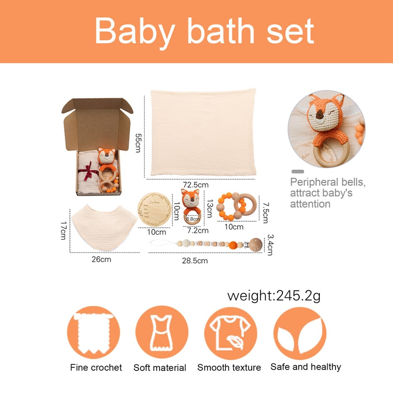 Baby bath and toy set