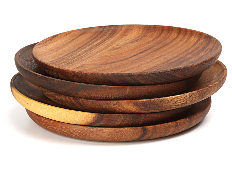 wooden serving plate