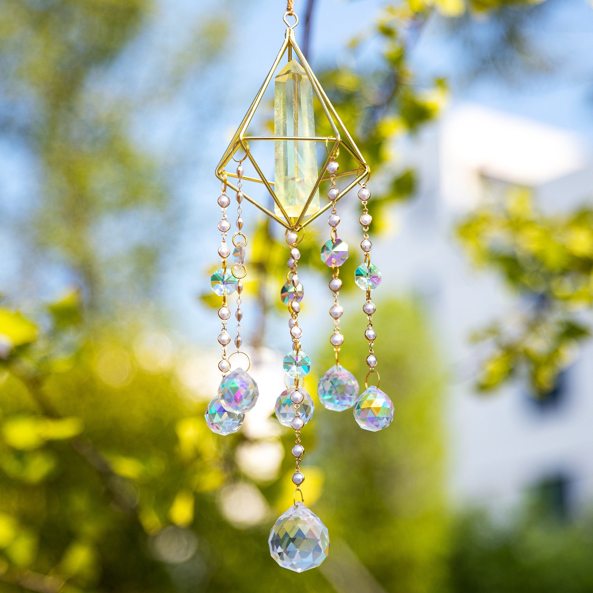 Reiki suncatcher crystal