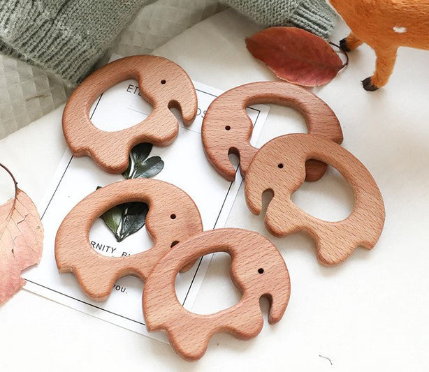 Baby wooden teether